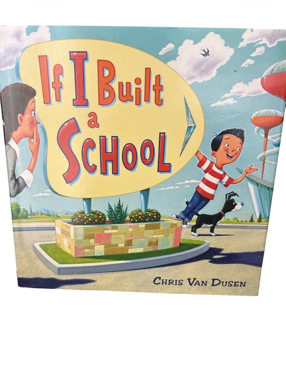 If I Built a School Book – Yellow, Blue, Red Cover